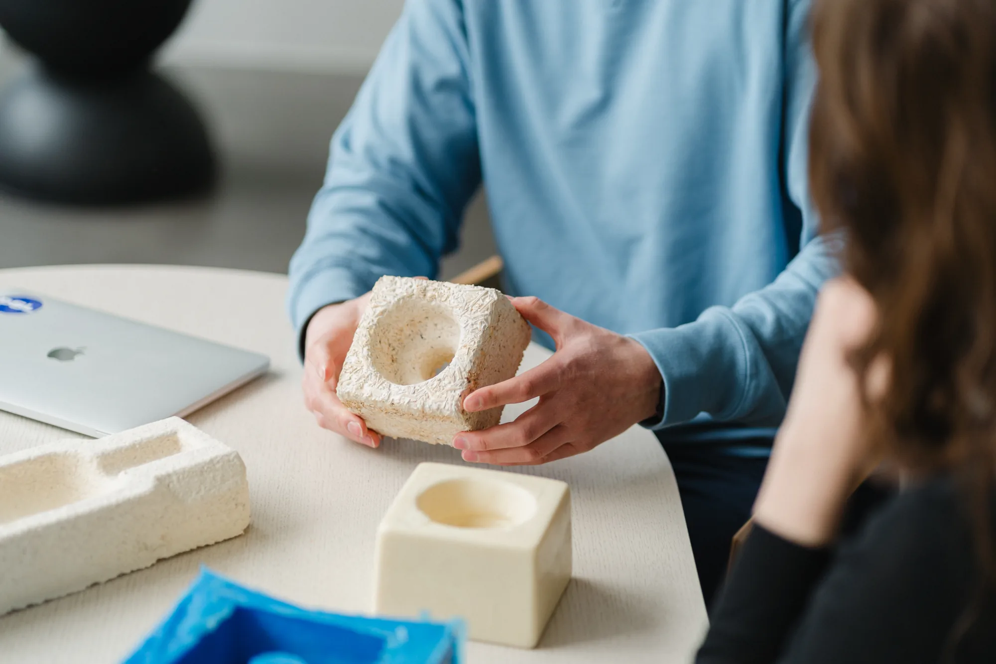 PSL consultants reviewing packaging